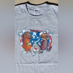 Vtg 2000s Hershey Candy Bars Promo Anvil T-Shirt Size (XL)